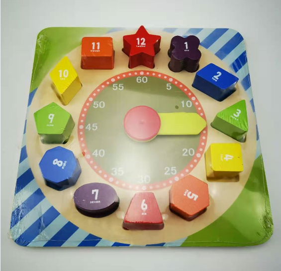 FC29996 Teaching Time Number Blocks Puzzle